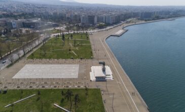 Ηλικιωμένος έπεσε στη θάλασσα στη νέα παραλία Θεσσαλονίκης