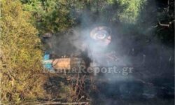 Τραγωδία στη Φθιώτιδα: Κάηκε ζωντανός μέσα στο τρακτέρ του