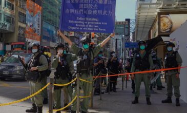 Δεκάδες συλλήψεις διαδηλωτών στο Χονγκ Κονγκ