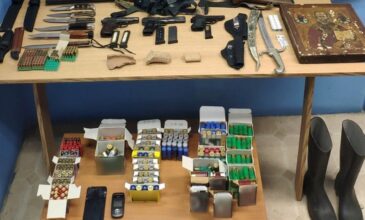 Δύο συλλήψεις για ναρκωτικά, οπλοκατοχή και αρχαιοκαπηλία στη Ροδόπη