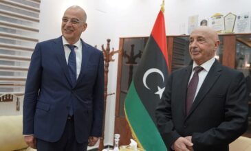 Τι συμφώνησαν Δένδιας και πρόεδρος του Κοινοβουλίου της Λιβύης
