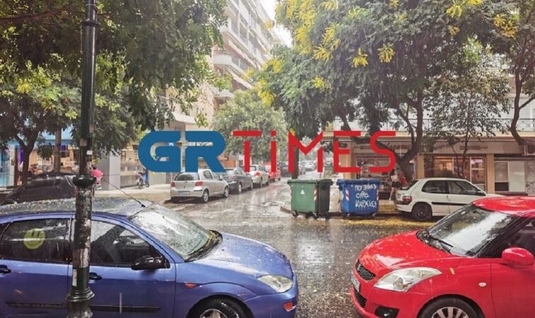 Ισχυρές βροχοπτώσεις πλήττουν την Θεσσαλονίκη
