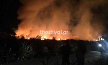 Φωτιά ξέσπασε στη ΒΙ.ΠΕ. της Θεσσαλονίκης