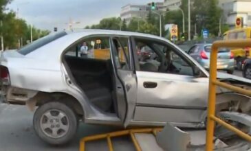 Θεσσαλονίκη: IX «καρφώθηκε» σε προστατευτικές μπάρες – Άφαντος ο οδηγός