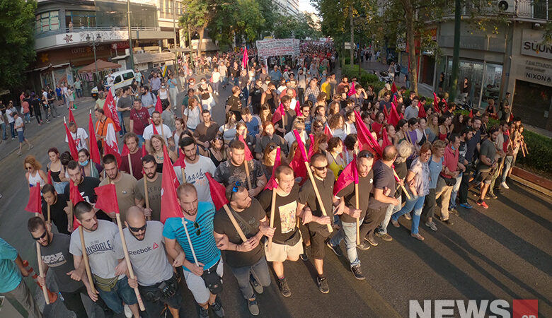 Νέα συγκέντρωση και πορεία στην Αθήνα κατά του νομοσχεδίου για τις διαδηλώσεις