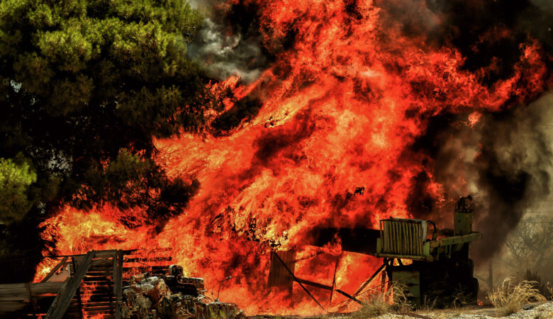 Φωτιά στη Νάξο: Εκκενώθηκε οικισμός στο νησί – Ενισχύθηκαν οι δυνάμεις πυρόσβεσης