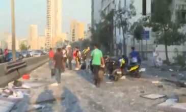 Ισχυρότατη έκρηξη ταρακούνησε την Βηρυτό – Δείτε βίντεο