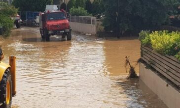 Έπεσαν 300 χιλιοστά βροχής σε 8 ώρες στη Στενή Ευβοίας