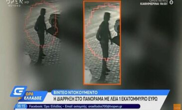 Διάρρηξη στο Πανόραμα Θεσσαλονίκης με λεία 1 εκατ. ευρώ – Δείτε το βίντεο με τους δράστες