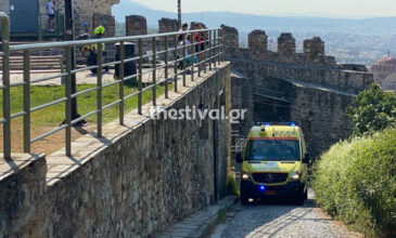 Νεαρός έπεσε από τον Πύργο του Τριγωνίου στην Άνω Πόλη Θεσσαλονίκης