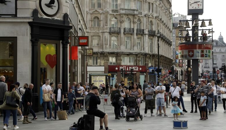 Κορονοϊός: Αύξηση 9,5% των κρουσμάτων στη Βρετανία σε σύγκριση με την προηγούμενη εβδομάδα