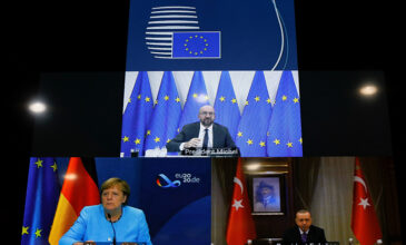 Οι διμερείς σχέσεις ΕΕ-Τουρκίας στο επίκεντρο διάσκεψης Ερντογάν-Μέρκελ-Μισέλ