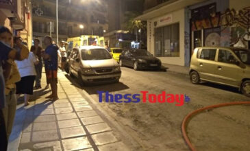 Πυρκαγιά σε διαμέρισμα στο κέντρο της Θεσσαλονίκης – Στο νοσοκομείο 10 άτομα