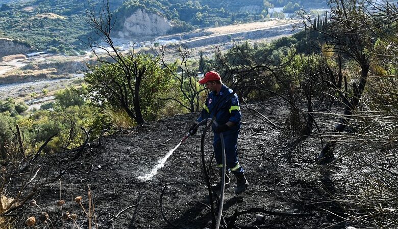 Πυρκαγιά σε δασική έκταση στη Λαυρεωτική