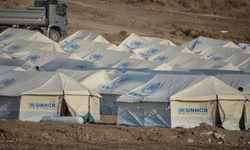 Πλημμύρισε η δομή φιλοξενίας προσφύγων και μεταναστών στο Καρά Τεπέ