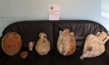 Αρχαίοι αμφορείς βρέθηκαν σε σπίτι στην Κάλυμνο