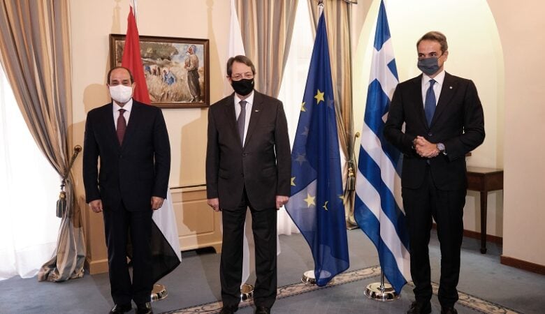 Τριμερής Ελλάδας- Κύπρου- Αιγύπτου: Καταδίκη των παράνομων ενεργειών της Τουρκίας