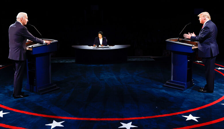 Μικρότερο το ενδιαφέρον των τηλεθεατών για το δεύτερο debate Τραμπ-Μπάιντεν