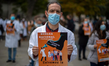 Κορονοϊός: Πανεθνική απεργία γιατρών του δημοσίου στην Ισπανία