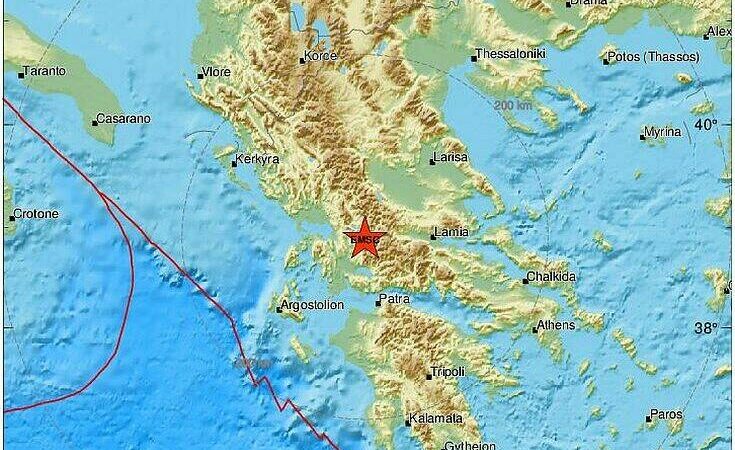 Σεισμός 4,4 Ρίχτερ ταρακούνησε την Αιτωλοακαρνανία