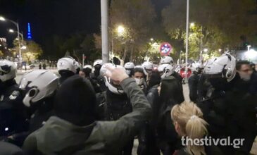 Ένταση με διαδηλωτές κατά του lockdown στην Θεσσαλονίκη