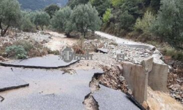 Καταστροφές στην Ανατολική Κρήτη από τις έντονες βροχοπτώσεις