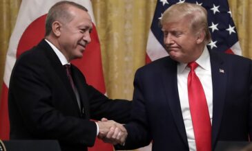 Ο Ερντογάν ευχαρίστησε τον Τραμπ για τη «θερμή φιλία» του