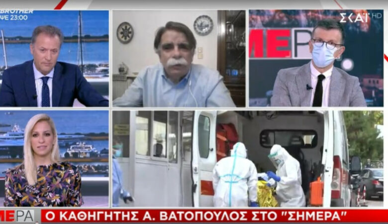 Βατόπουλος: Υπάρχει πιθανότητα παράτασης του γενικού lockdown