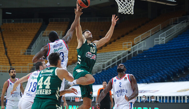 Euroleague: Πάλεψε αλλά δεν άντεξε ο Παναθηναϊκός, ήττα 80-77 από την Εφές