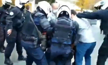 Βίντεο από την βίαιη σύλληψη φοιτητή κάτω από το σπίτι του στα Σεπόλια