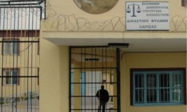 Κορονοϊός: Θετικοί διαγνώστηκαν 53 κρατούμενοι στις φυλακές Λάρισας