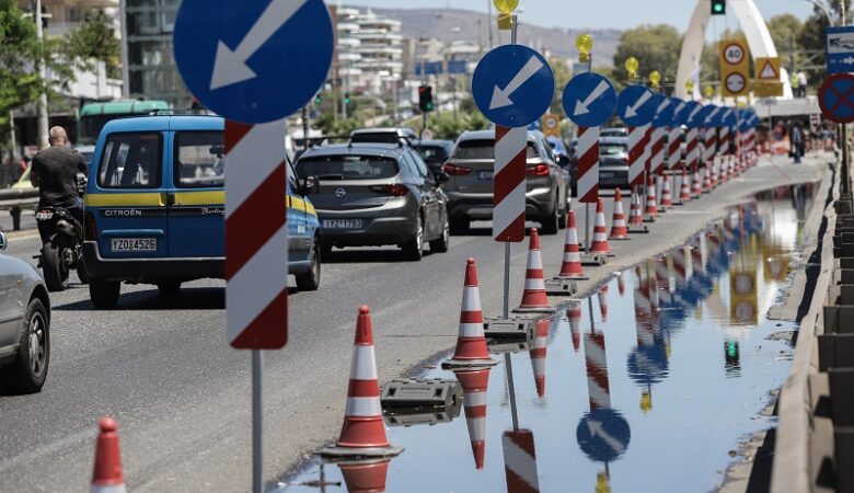 Κυκλοφοριακές ρυθμίσεις έως τις 20 Ιανουαρίου στην Λ. Ποσειδώνος