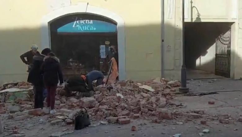 Εικόνες καταστροφής από τον σεισμό στην Κροατία –  Ένα κορίτσι ανασύρθηκε νεκρό