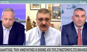 Εξαδάκτυλος: Πολύ ανησυχητικές οι εικόνες συνωστισμού έξω από εκκλησίες