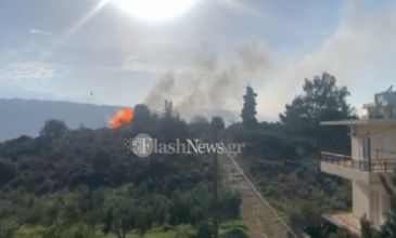 Βίντεο από την ισχυρή έκρηξη φιάλης υγραερίου σε αποθήκη στα Χανιά
