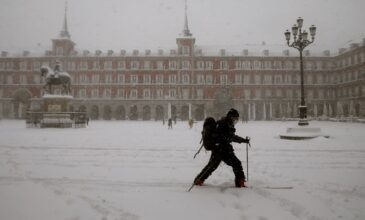 Χάος στην Ισπανία από τις χειρότερες χιονοπτώσεις των τελευταίων 50 ετών