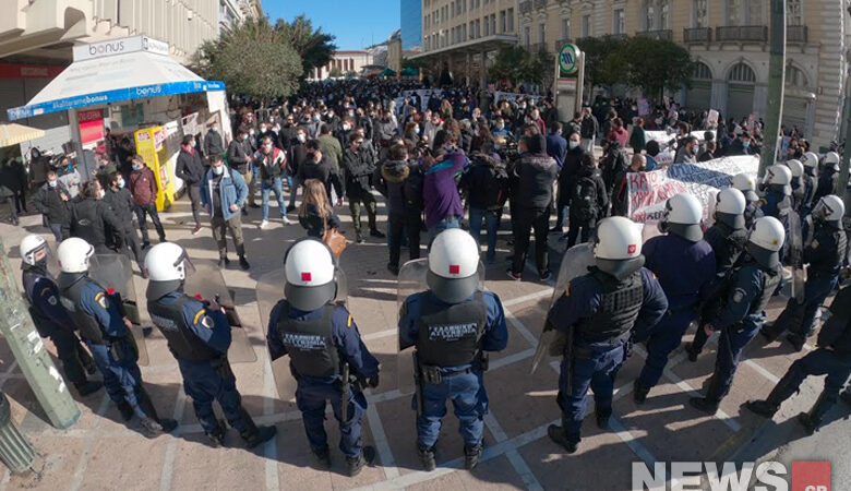 Φοιτητικό συλλαλητήριο στο κέντρο της Αθήνας
