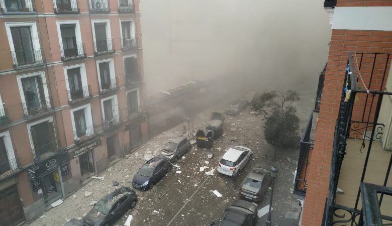 Ισχυρή έκρηξη στο κέντρο της Μαδρίτης