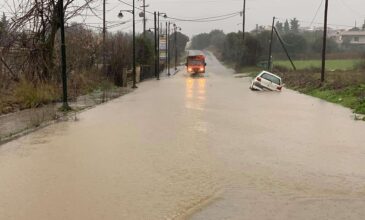 Πλημμυρικά φαινόμενα στην Αιτωλοακαρνανία – Εκκενώθηκε σχολείο στη Νεάπολη