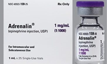 Ανάκληση παρτίδων του φαρμακευτικού προϊόντος ADRENALINE 1 mg/ml injection solution