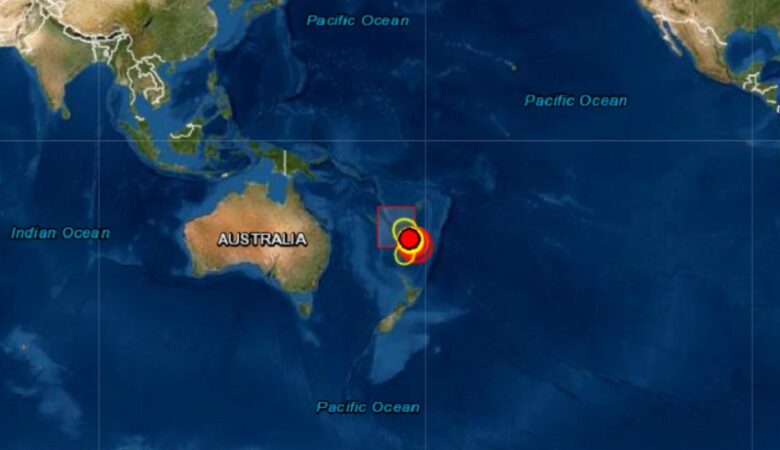 Σεισμός 7,5 βαθμών ανοικτά της Νέας Καληδονίας στον Ειρηνικό
