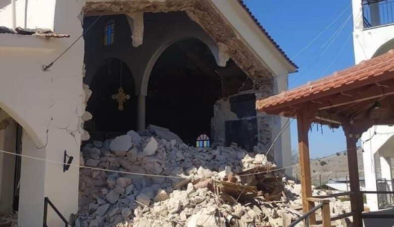 Σεισμός στην Ελασσόνα: Έπεσε εκκλησία στο Μεσοχώρι – Άνδρας πήδηξε από τον δεύτερο όροφο για να σωθεί