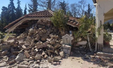 Ισχυρός σεισμός στη Θεσσαλία: Ακατοίκητα 205 σπίτια σε Ελασσόνα και Τύρναβο