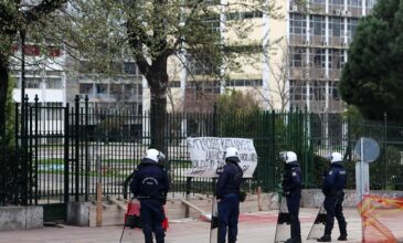 Βόμβες μολότοφ ανακοίνωσε η ΕΛ.ΑΣ. ότι εντόπισε στο ΑΠΘ