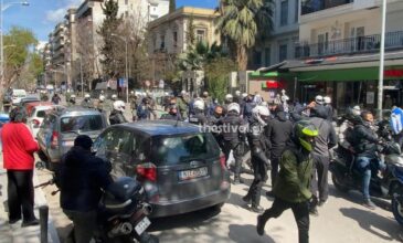 Θεσσαλονίκη: Eπεισόδια έξω από κατάληψη αντιεξουσιαστών