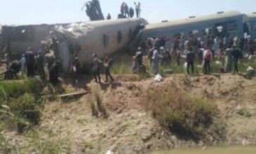 Σύγκρουση τρένων με δεκάδες νεκρούς στην Αίγυπτο