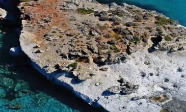 Πώς φαίνεται το απολιθωμένο Φοινικοδάσος της Ελλάδας από ψηλά
