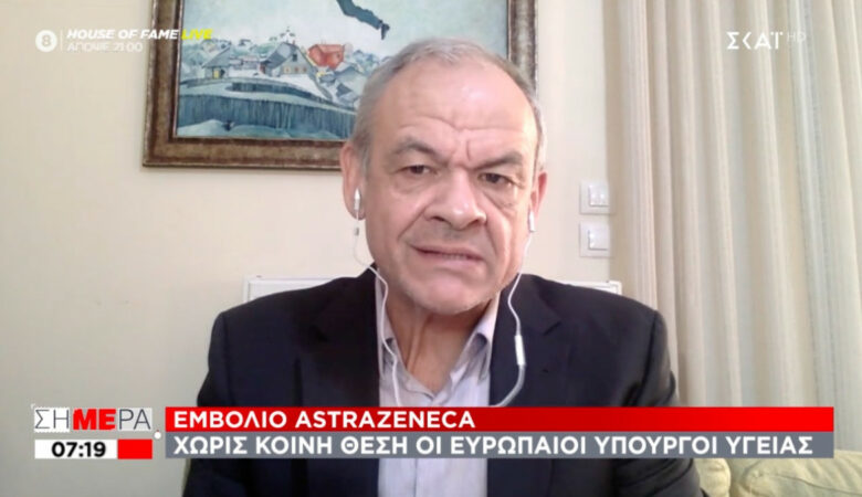 Μανωλόπουλος για εμβόλιο AstraZeneca: Ξεκάθαρο μήνυμα ΕΜΑ – Μονόδρομος τα όρια ηλικίας
