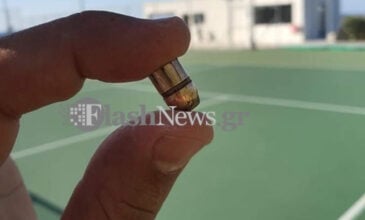 Σφαίρα καρφώθηκε σε γήπεδο τένις στα Χανιά την ώρα που γινόταν αγώνας