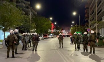 Ένταση μεταξύ οπαδών του ΠΑΟΚ και αστυνομικών δυνάμεων